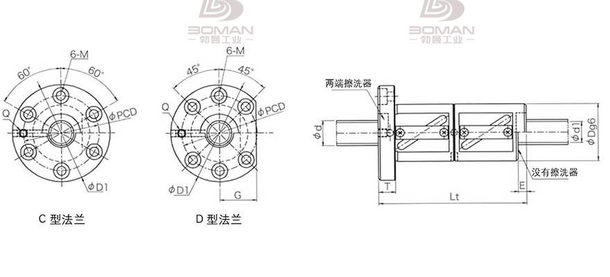 KURODA GR5010BD-CALR 黑田精工丝杆规格说明