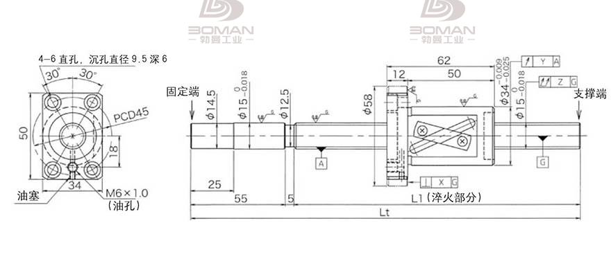 KURODA GG1520AS-BALR-0900A 黑田丝杆选型样册