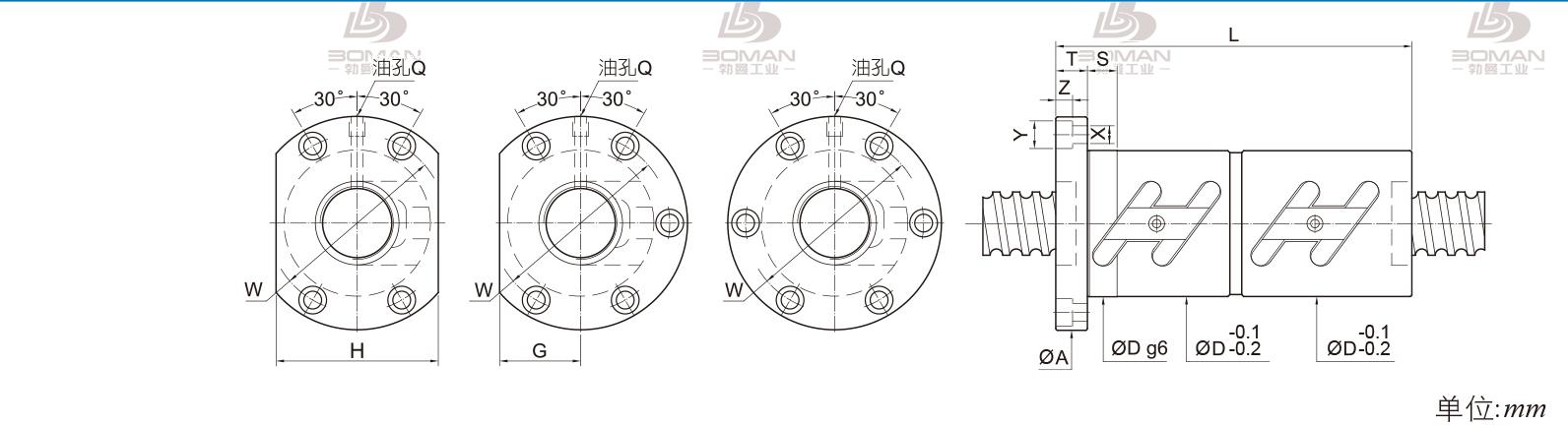 PMI FDWC5510-7.5 PMI丝杆导轨超薄型号