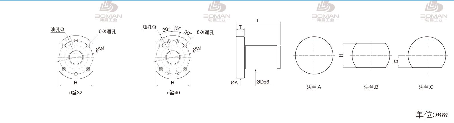 PMI FSDU3220C-3.0P pmi丝杆是厂家